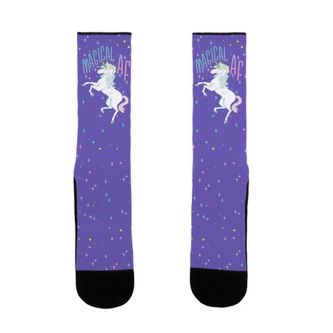 Magical AF Unicorn Sock