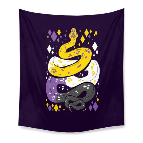 Pride Snakes: Non-binary Tapestry