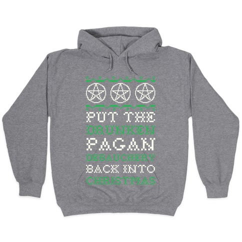 christmas hooded sweatshirt