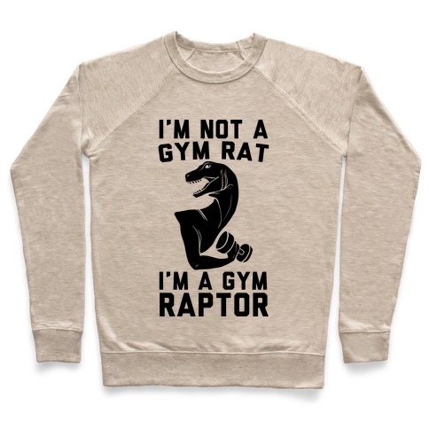 I'm Not a Gym Rat, I'm a Gym Raptor Pullover