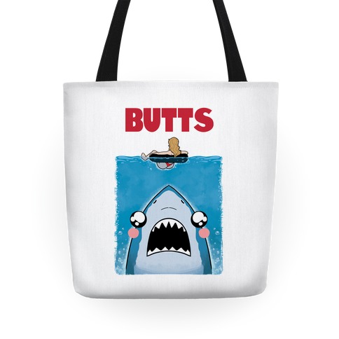 BUTTS Jaws Parody Tote