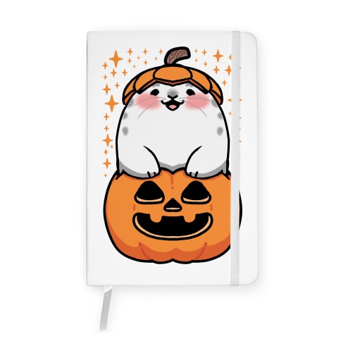 Cute Halloween Seal Notebook