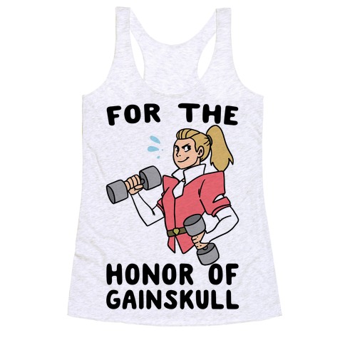 For the Honor of Gainskull Racerback Tank Top