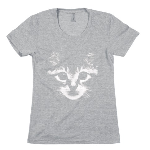 Cat Face Womens T-Shirt