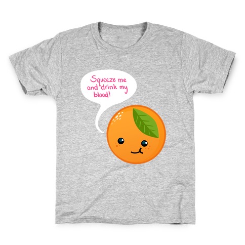 Squeeze Me Orange Kids T-Shirt