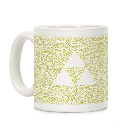 Subtle Triforce Pattern Coffee Mug