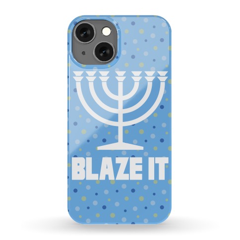 Blaze It Menorah Phone Case