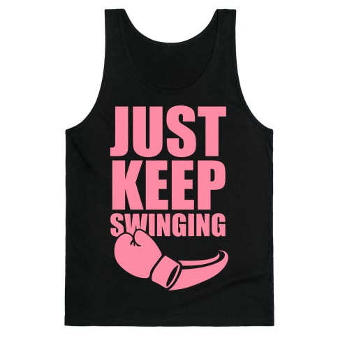 Just Keep Swinging (Pink) Tank Top