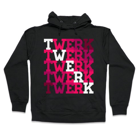 Twerk Square Hooded Sweatshirt