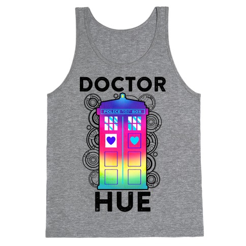 Doctor Hue (Doctor Who Parody) Tank Top