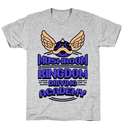 Mushroom Kingdom Driving Academy T-Shirt