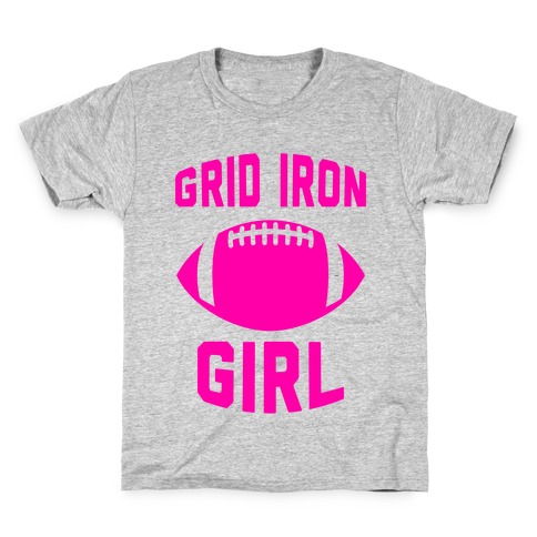 Grid Iron Girl Kids T-Shirt