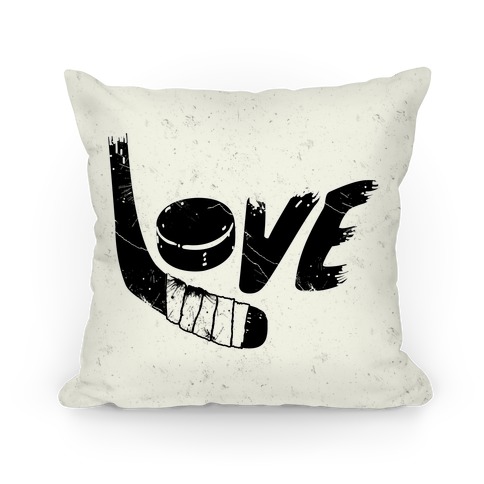 Love Hockey Pillow