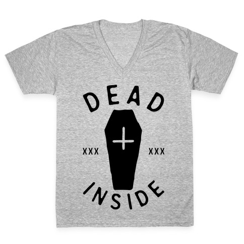 Dead Inside V-Neck Tee Shirt