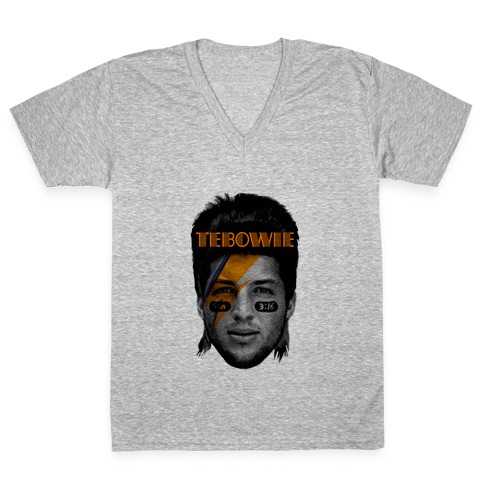 Tebowie Rock ON! V-Neck Tee Shirt