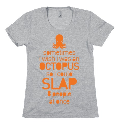 Octopus Slap Womens T-Shirt