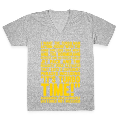 Turbo Time V-Neck Tee Shirt