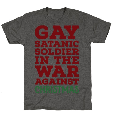 Gay Satanic Soldier T-Shirt