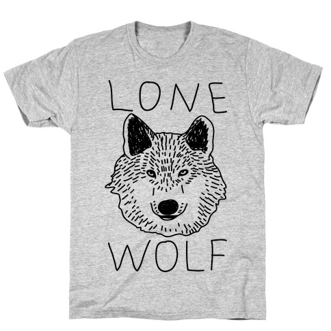 Lone Wolf T-Shirts | LookHUMAN
