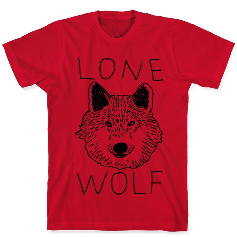 Lone Wolf T-Shirts | LookHUMAN