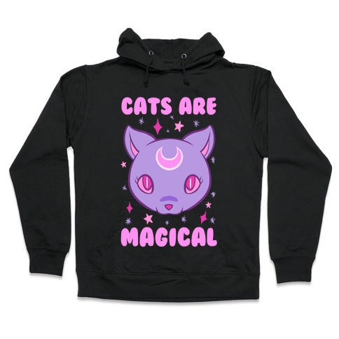 Cats Are Magical Hooded Sweatshirt