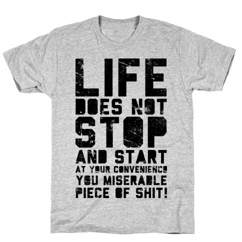 fear does not stop death it stops life shirt