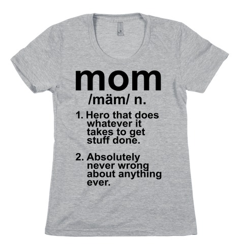 Mom Definition Womens T-Shirt