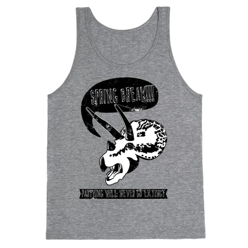 Partying Will Never Go Extinct Tank Top