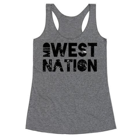 Mid West Nation Racerback Tank Top