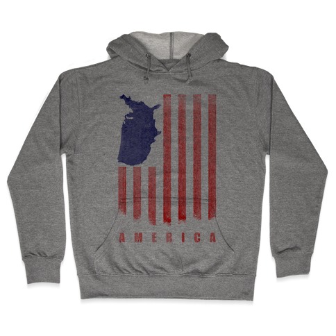American Flag Hooded Sweatshirt