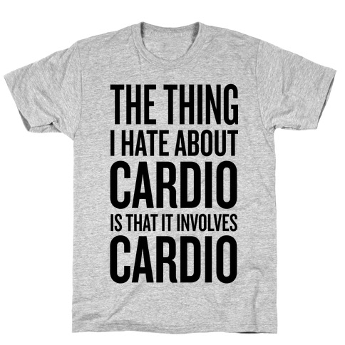 anti cardio cardio club shirt