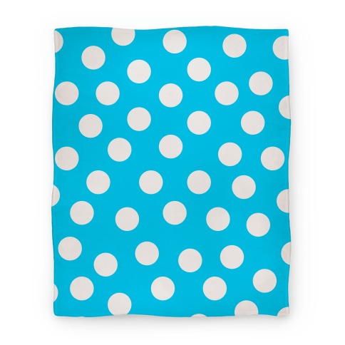Blue Polka Dot Blanket Blanket