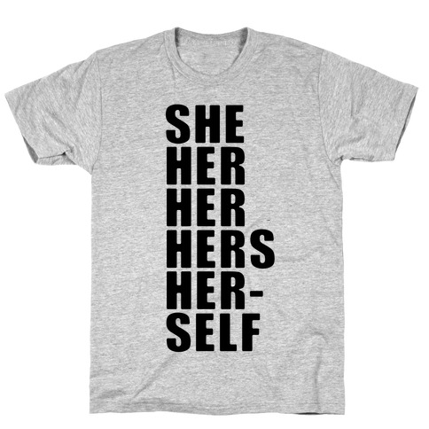 Gender Pronoun Guide T-Shirt