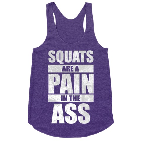 Top Knots and Squats Athletic Tank Top Gym Top Muscle Tank Top