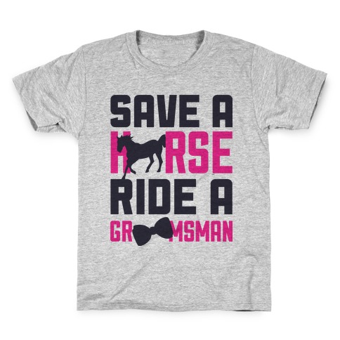 Ride a Groomsman Kids T-Shirt