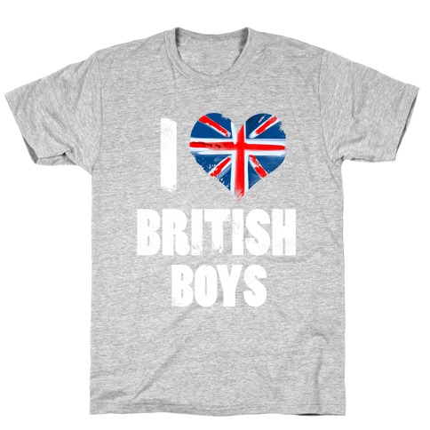 I (Heart) British Boys T-Shirt