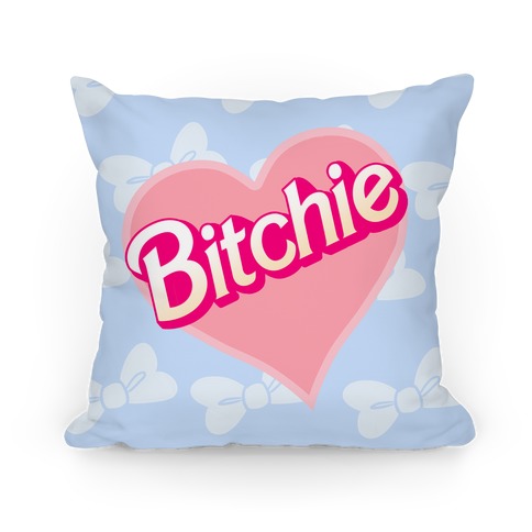 Bitchie (Bows) Pillow