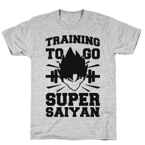 Training to Go Super Saiyan (black) T-Shirt