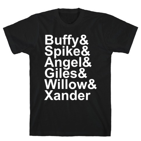 Buffy Names T-Shirt