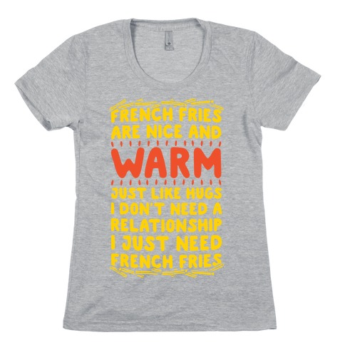 French Fry Love Womens T-Shirt