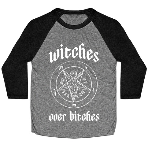 Witches Over Bitches Baseball Tee