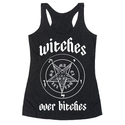 Witches Over Bitches Racerback Tank Top