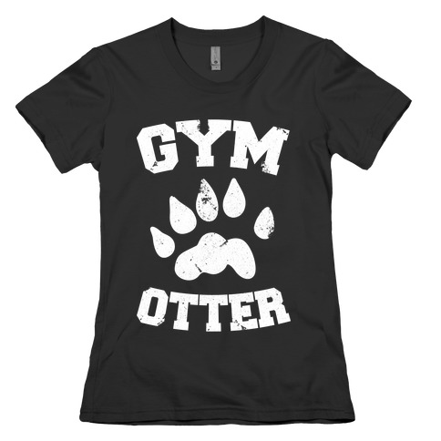 Gym Otter Womens T-Shirt