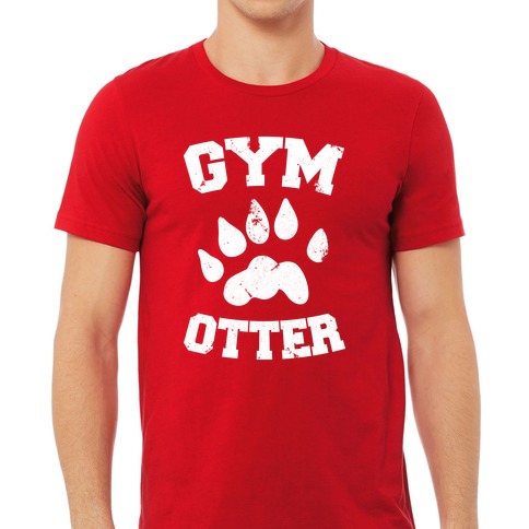 Otter Weight Lifting Gift Gym Fitness Men Men's T-Shirt