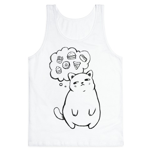 Tubby Cat Food Dreams Tank Top Lookhuman