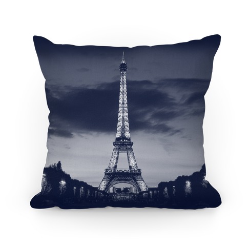 Eiffel Tower Pillow (Navy) Pillow