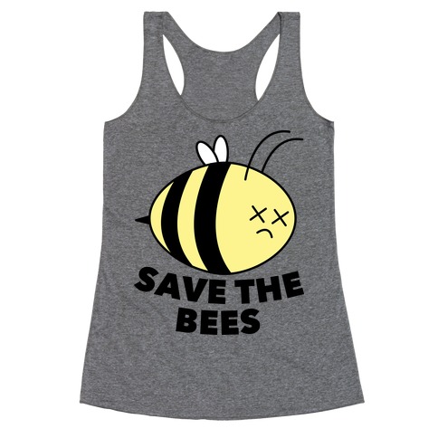 Save The Bees! Racerback Tank Top