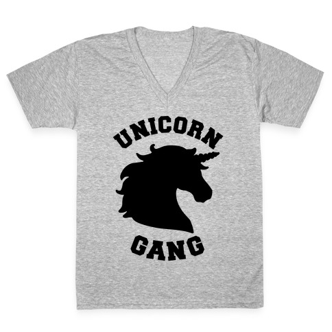 Unicorn Gang V-Neck Tee Shirt