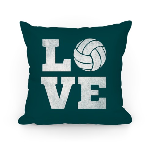 Love Volleyball Pillow Pillow