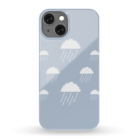 Minimalist Rain Clouds Phone Case